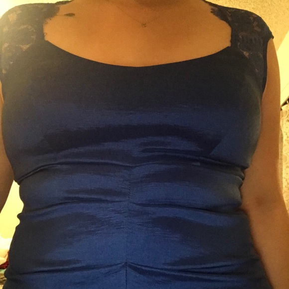 Blue prom dress - Picture 3 of 8